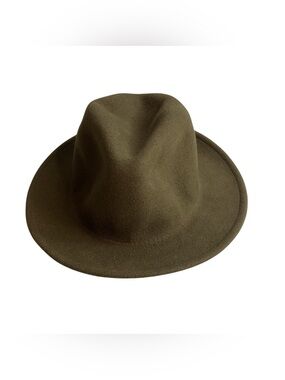 Yellow 108 Salvaged Wool Hat - Olive Tone Size M